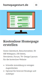 Mobile Screenshot of homepagestart.de