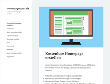 Tablet Screenshot of homepagestart.de